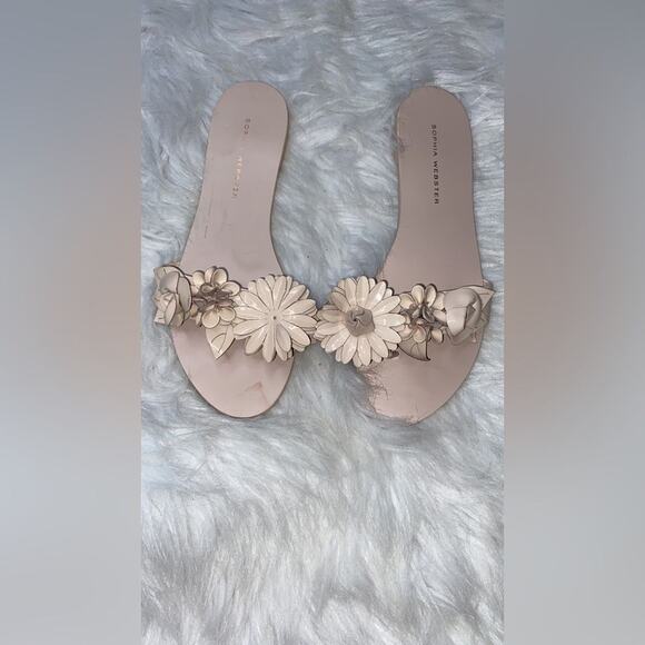 Sophia Webster Lilico Slide Pink Floral - Picture 4 of 12